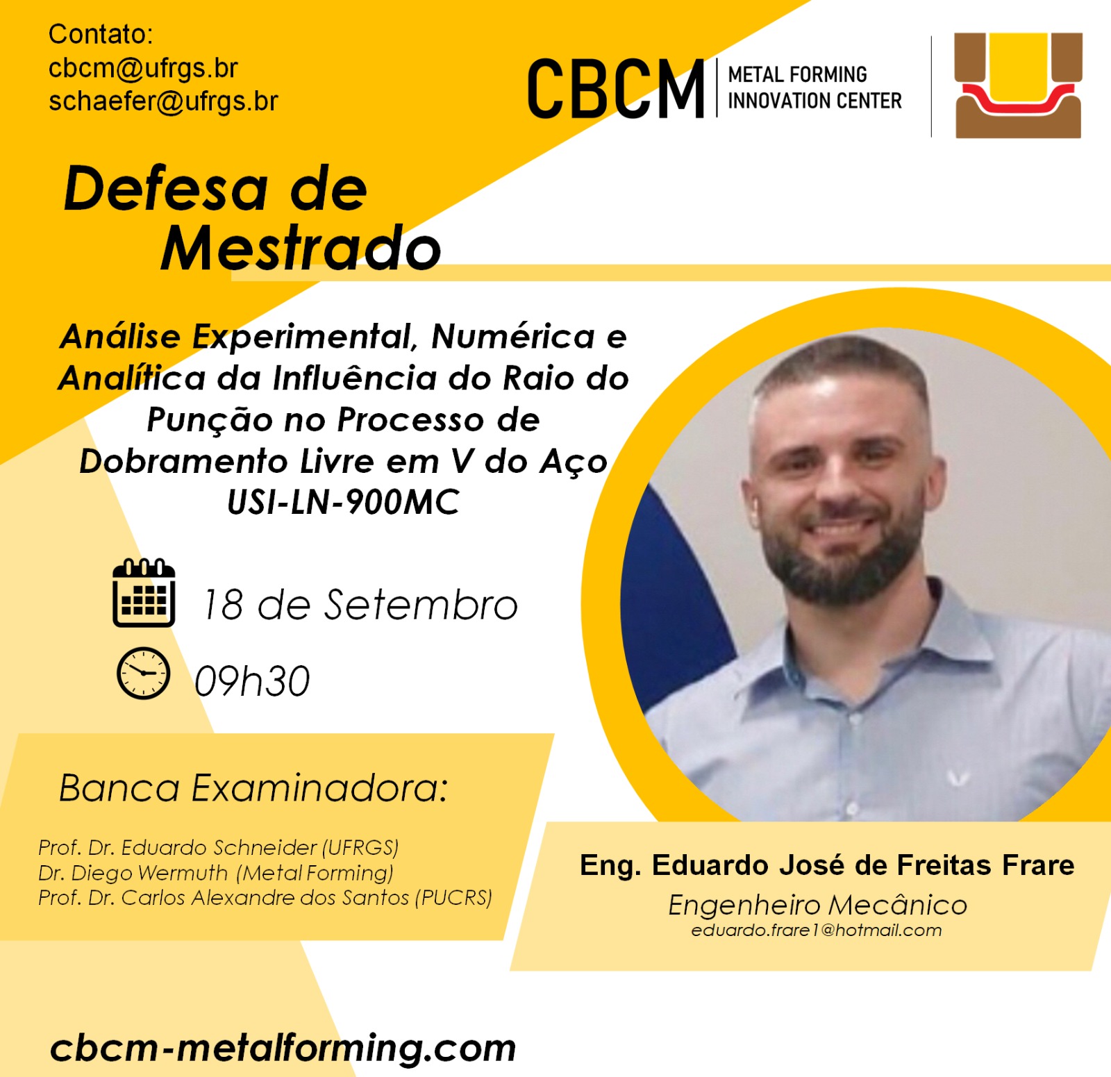 Defesa de Mestrado - Eng. Renan Silvano Krapf