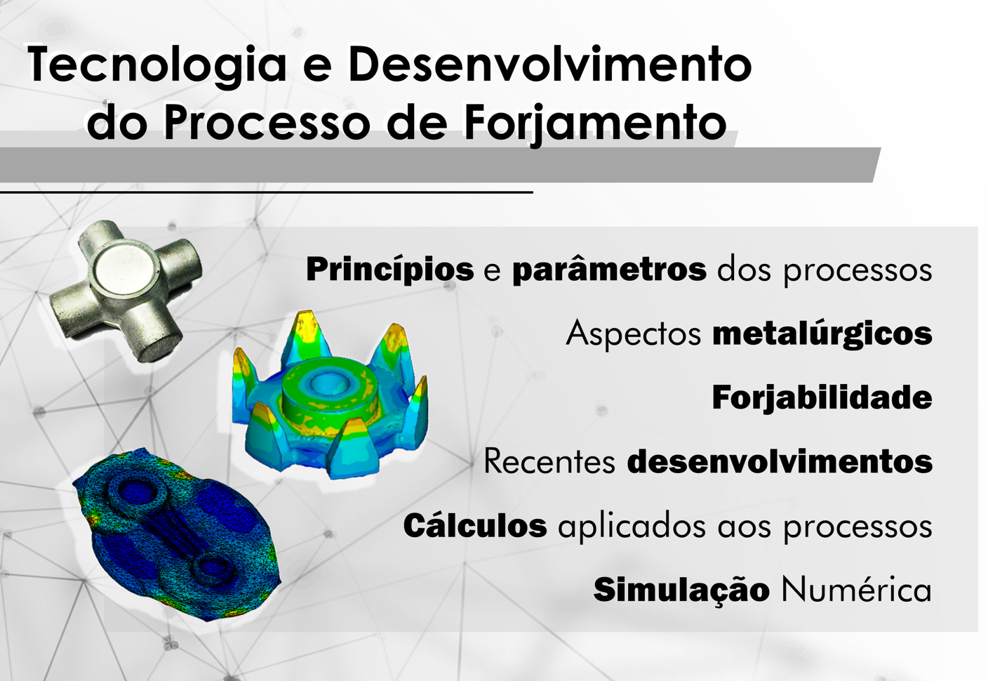 Folder do treinamento de forjamento